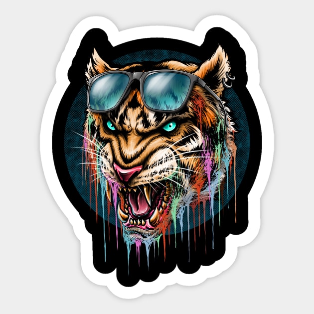 Tiger king Sticker by LillyRise